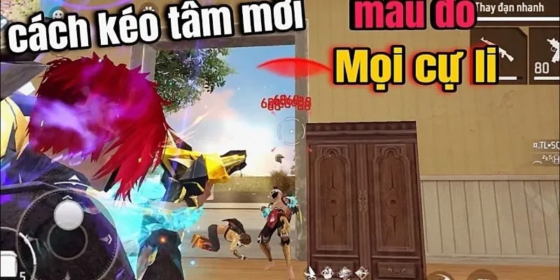 Kéo tâm chuẩn từng khoảng cách